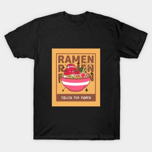 Cute Octopus Fallen For Ramen T-Shirt